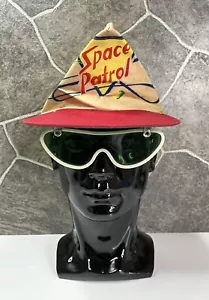 Rare 1950s SPACE PATROL Cap Hat By Bailey of Hollywood Size Med USA Made - Picture 1 of 14