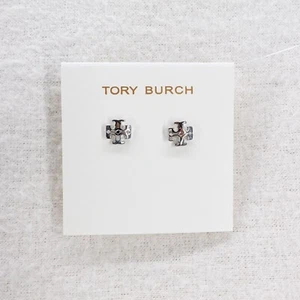 Tory Burch Kira kleine Ohrstecker Silber OS - Bild 1 von 11