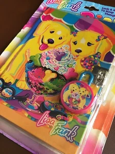 RARE 1990s Vintage Lisa Frank Peek Proof Casey & Candy Ice Cream Puppies Diary - Picture 1 of 11
