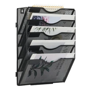 Mesh Wall File Holder Assemble Office Hanging File Organizer Magazine Rack fo... - Picture 1 of 7