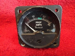 WACLINE 2 1/4" FLD FS-50MV PROP AMPS GAUGE INDICATOR P/N B20828-38 BEECHCRAFT - Foto 1 di 6