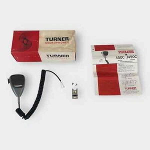 Turner 450C hochohmiges Relais schaltendes Keramikmikrofon 5' Spulenkabel *NEU* - Bild 1 von 6
