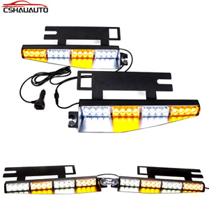 35" LED Strobe Light Bar for Trucks Dash Emergency Traffic Warning Hazard light