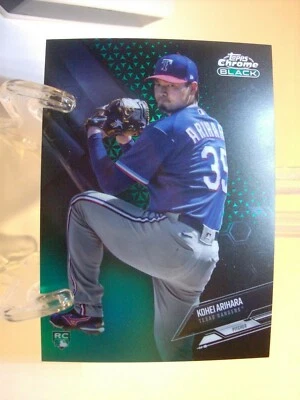 2021 Topps Chrome Black Green Refractor  #47 Kohei Arihara 34/99  (83592) - Image 1 of 2