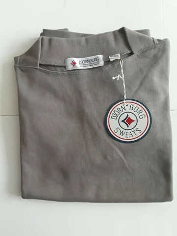 RARE VINTAGE COLLECTIBLE 1980S BJORN BORG GREY TENNIS TOP W/POCKET MEN SM NWT Cover