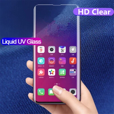 Liquid UV Full Tempered Glass Screen Protector For OnePlus 11 10 Pro 9 Pro 7 Pro - Image 1 of 4