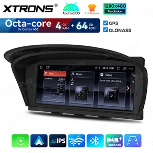4+64G 8.8" IPS Android14 Car GPS Screen Upgrade CarPlay 4G For BMW E90 E60 CCC - Picture 1 of 16