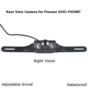 Rear View Camera Backup License Plate Night for Pioneer AVIC-F950BT AVICF950BT - Picture 1 of 2