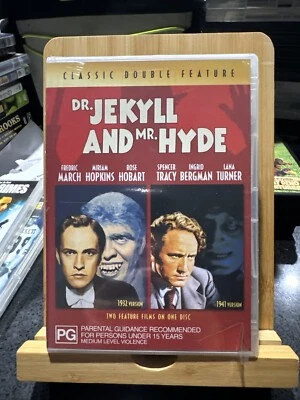Dr Jekyll And Mr Hyde DVD Brand New 1932 & 1941 Versions Horror Region 4 - Image 1 of 3