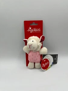 Sigikid Greiftier Rassel Lamm Schaf 41189 Baby 13cm Stoff NEU & OVP - Bild 1 von 2