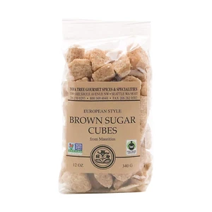 Pure Brown Sugar Cubes , All-Natural Gourmet Sweetener for Coffee, Tea - Picture 1 of 12