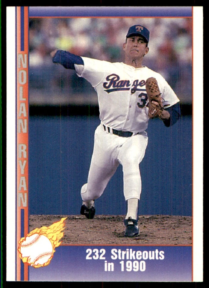 1991 Pacific Nolan Ryan Texas Express I 232 Strikeouts in 1990 Texas Rangers #73 - Image 1 of 2