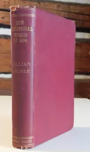 1895 1ST ED. w/ INTRO by GEORGE BERNARD SHAW - THE THEATRICAL 'WORLD' OF 1894 - Imagen 1 de 3