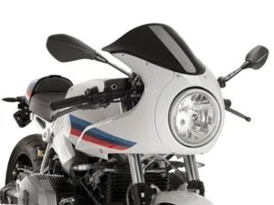 Puig Black Touring Screen BMW R Nine T Racer 2017-2020 - Picture 1 of 1