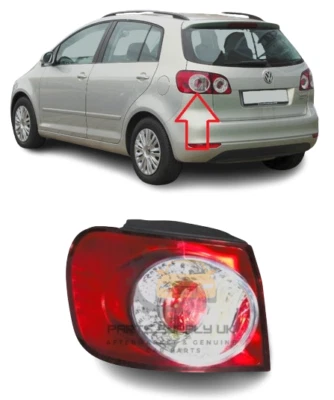 NEW FOR VW GOLF VI PLUS 2009-2013 REAR TAIL LIGHT LAMP LEFT N/S OUTER LED - Image 1 of 4