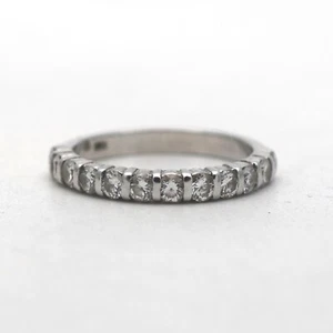 Memory Ring 585 Gold 14 Karat Weißgold Diamant 1,00 CT Brillant Wert 2990,- - Bild 1 von 7