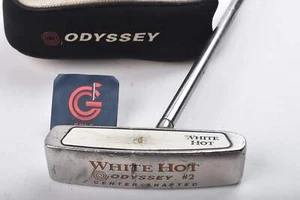 Odyssey White Hot Center-Shafted #2 putter / 34,5 pollici / piastra frontale danneggiata - Foto 1 di 7