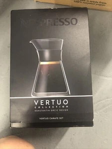 NUOVO set caraffa Nespresso VERTUO vetro borosilicato silicone Konstantin Grcic - Foto 1 di 4