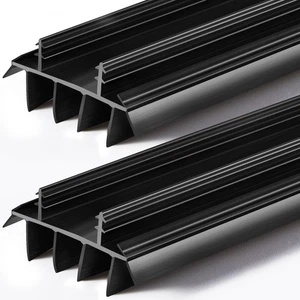 Replacement Door Bottom with Vinyl Fins 36" Long 1 3/4" Wide Threshold Seal B... - Picture 1 of 7