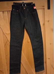 Neu ohne Etikett Taylor Stitch Herrenjeans 28 x 35 blau Denim Knopfleiste schmal Baumwolle Elasthan - Bild 1 von 15