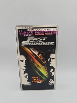 Vintage Universal Special Edition The Fast and the Furious VHS Tape Movie Used - Image 1 of 4