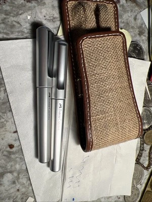 Plumas estilográficas de plata 2Faber-Castell Hexo Fine plumín Foto 1 de 4