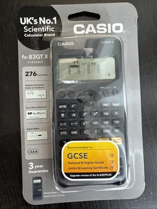CASIO FX-83GTX Scientific Calculator 276 Functions Black UK Exam Approved GCSE- - Picture 1 of 6