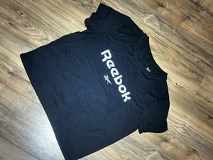 Reebok Women's SIZE XL Black Cropped Tee - Picture 1 of 3
