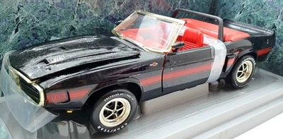 ERTL 1/18 Scale Diecast 7778 - 1969 Shelby GT-500 Convertible - Black - Image 1 of 4