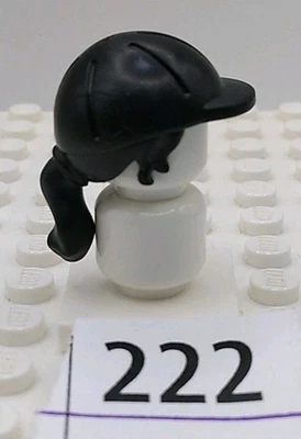 LEGO Minifigura Pelo Negro Emma Casco de Montar Sombrero Gorra Amigos Niñas Cola de Caballo 222 Foto 1 de 3