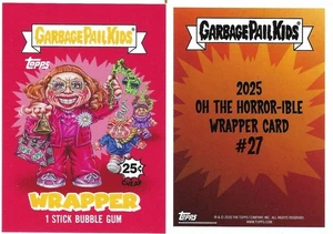 2025 GPK OH THE HORROR-IBLE WAVE 6 WRAPPER 27 WAFFE WENDY/GRUESOME GLADYS - Bild 1 von 3