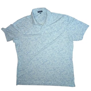 Peter Millar Crown Crafted Herren XL Golf Performance Poloshirt Palmblatt Print - Bild 1 von 6