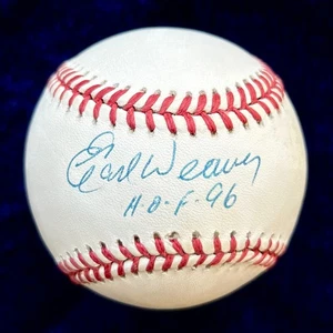 Earl Weaver Signed “HOF 96” Official American League Baseball. PSA - Picture 1 of 2