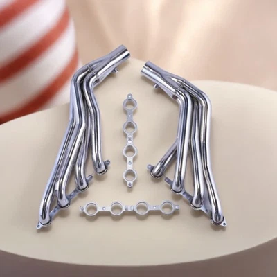 Stainless C10 LS Truck Headers 1 7/8" For Conversion Swap LS1, LS2, LS3, LS6 - Image 1 of 4