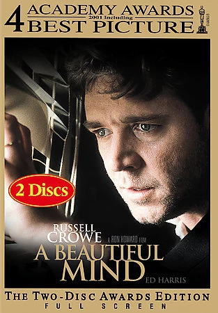 Russell Crowe A BEAUTIFUL MIND DVD 2-Disc Set Limited Edition 2002 New Sealed! - Image 1 of 1