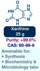 Xanthine (PURE POWDER) || CAS: 69-89-6 || 25 g || Purity: + 99.0% - Picture 1 of 2