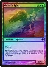Goliath Sphinx FOIL Worldwake HEAVILY PLD Blue Rare MAGIC MTG CARD ABUGames