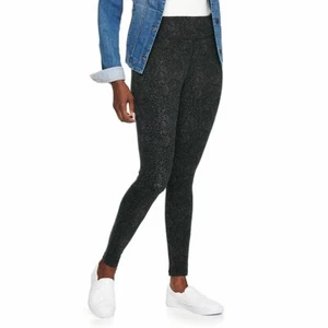 Croft & Barrow Animal P klassische solide mittelhohe Damen-Leggings – Größe S/M/L neu mit Etikett - Bild 1 von 1