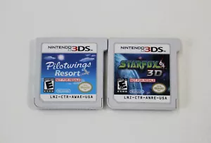 Nintendo 3DS Demo Pilotwings Resort + Star Fox 64 3D Not For Resale Card Starfox - Picture 1 of 2