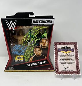 WWE Shop Exclusive The Hardy Boyz Elite Autographed COA Matt & Jeff  WWF WCW AEW