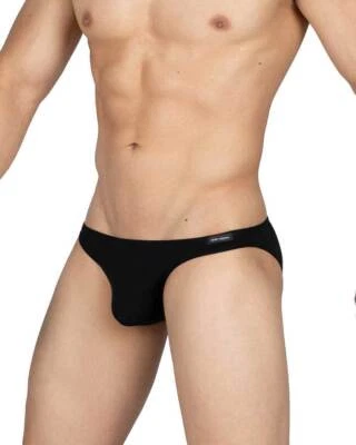 Brief Private Structure Desire Glaze Soft Nylon Tanga Briefs Black 4026 6 - Image 1 of 4