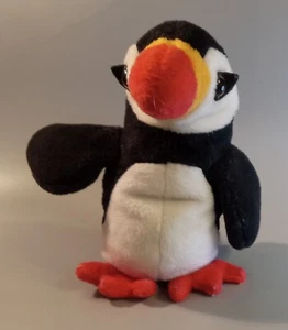 Papageientaucher Sitzsack Plüsch. 6" hoch. Ohne Etikett. Süß. - Bild 1 von 6