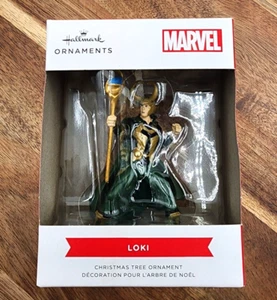 HALLMARK ORNAMENT ~MARVEL  LOKI  2022 NEW in box - Avengers Loki - Picture 1 of 10