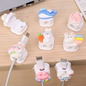 ABS Desktop Cable Organizer Reusable Charging Cable Clip - Afbeelding 1 van 5