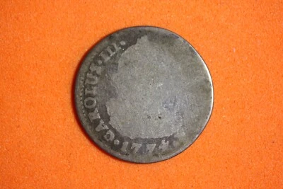 1774 Mexico 1 Real Silver Coin #M19369 - Image 1 of 2