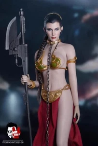 1/6 Princesa Leia Ropa Accesorio + Juego de Muñecas Figura TBLeague Phicen S12D - Imagen 1 de 5