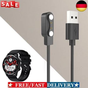 Magnetisches Schnellladekabel 1M USB 2 Pin Ladekabel für COLMI I30 Smartwatch - Afbeelding 1 van 12