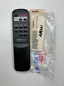 Canon WL-60 Camcorder Remote Control for ES1000 ES800 ES800A ES750 ZR100 +more - Picture 1 of 3