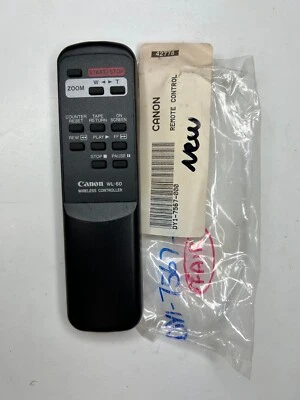 Canon WL-60 Camcorder Remote Control for ES1000 ES800 ES800A ES750 ZR100 +more - Image 1 of 3