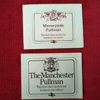Br Merseyside Pullman Manchester Pullman 2X Aftershave Packets 1St Class Unused